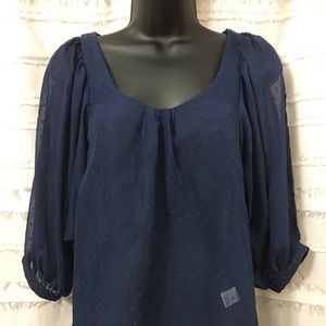 Xhilaration Sheer Blouse